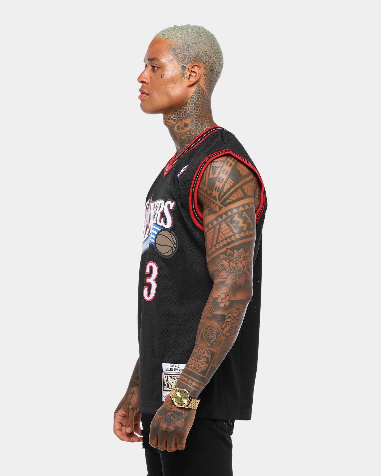 Mitchell & Ness Philadelphia 76ers Allen Iverson #3 Swingman Jersey Black