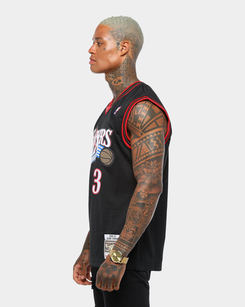 Mitchell & Ness Philadelphia 76ers Allen Iverson #3 Swingman Jersey Black