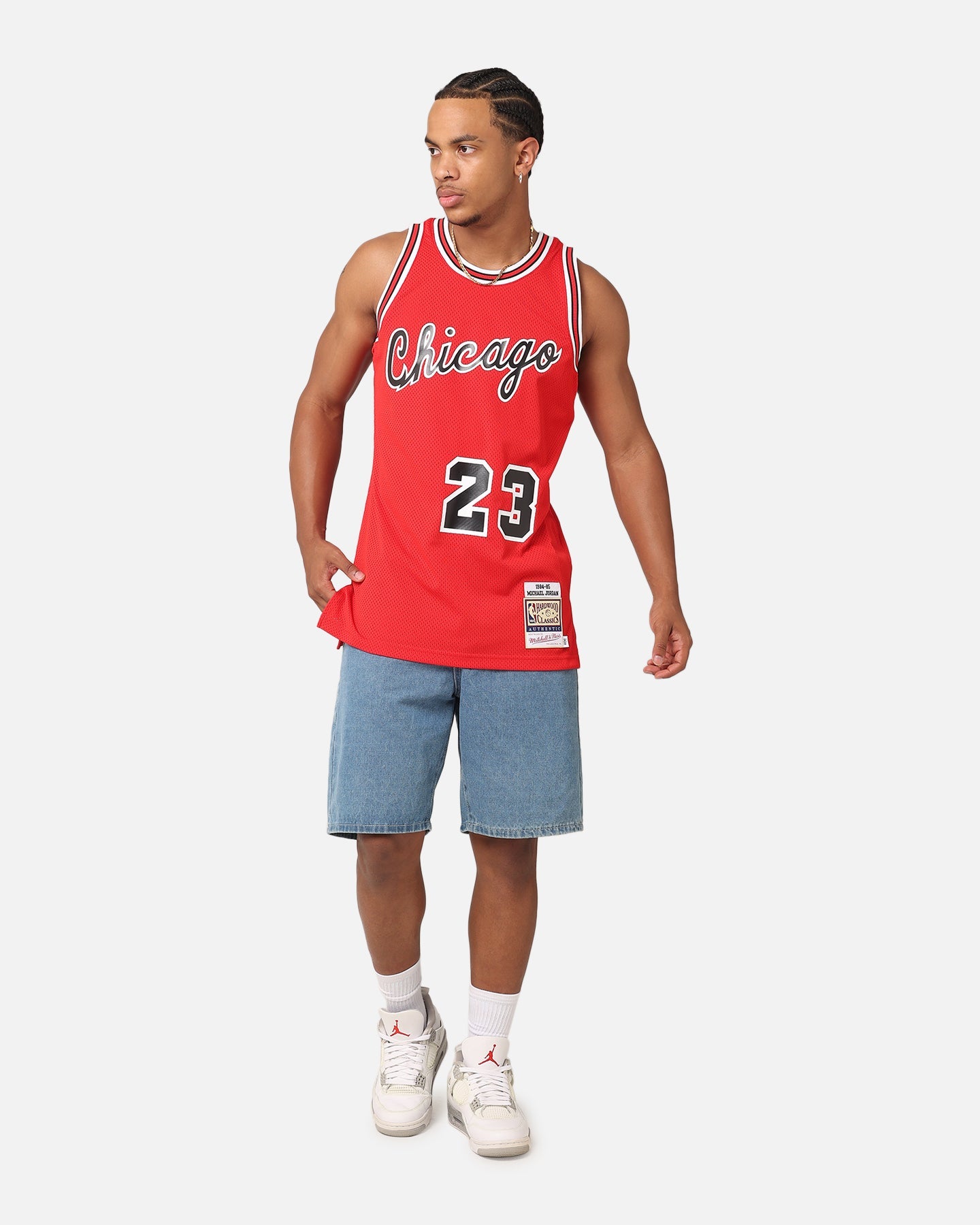 Mitchell & Ness Chicago Bulls Michael Jordan #23 84'-85' Authentic NBA Jersey Red