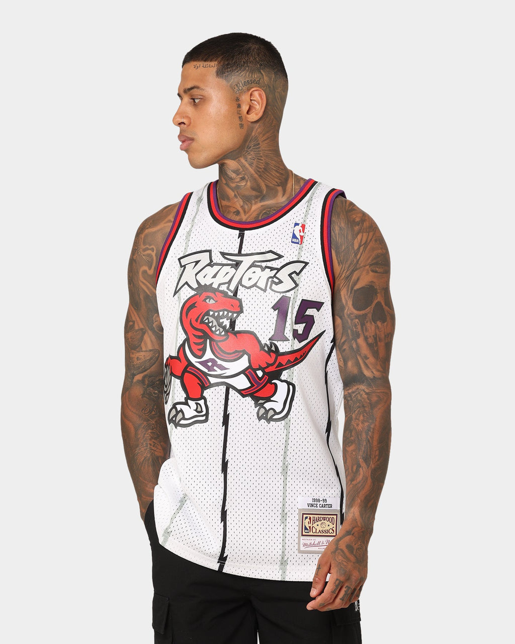 Mitchell & Ness Toronto Raptors Vince Carter '98-'98 #15 Swingman Jersey White