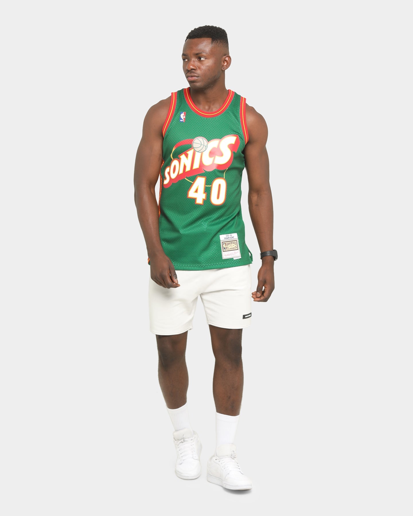 Mitchell & Ness Seattle Sonics Shawn Kemp '95-'96 #40 Swingman Jersey Green