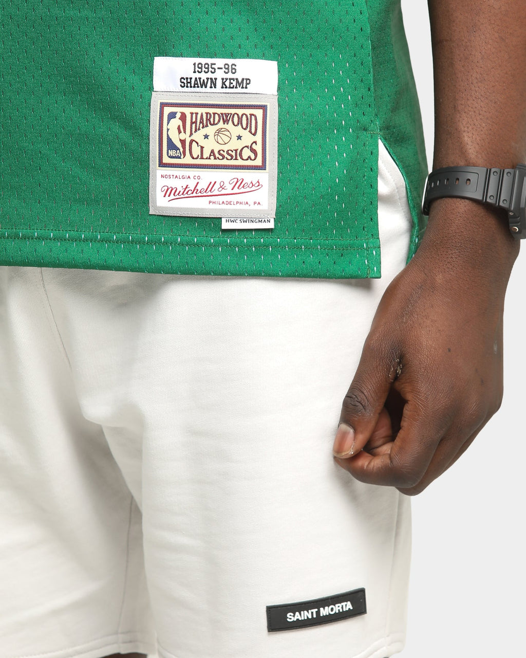 Mitchell & Ness Seattle Sonics Shawn Kemp '95-'96 #40 Swingman Jersey Green