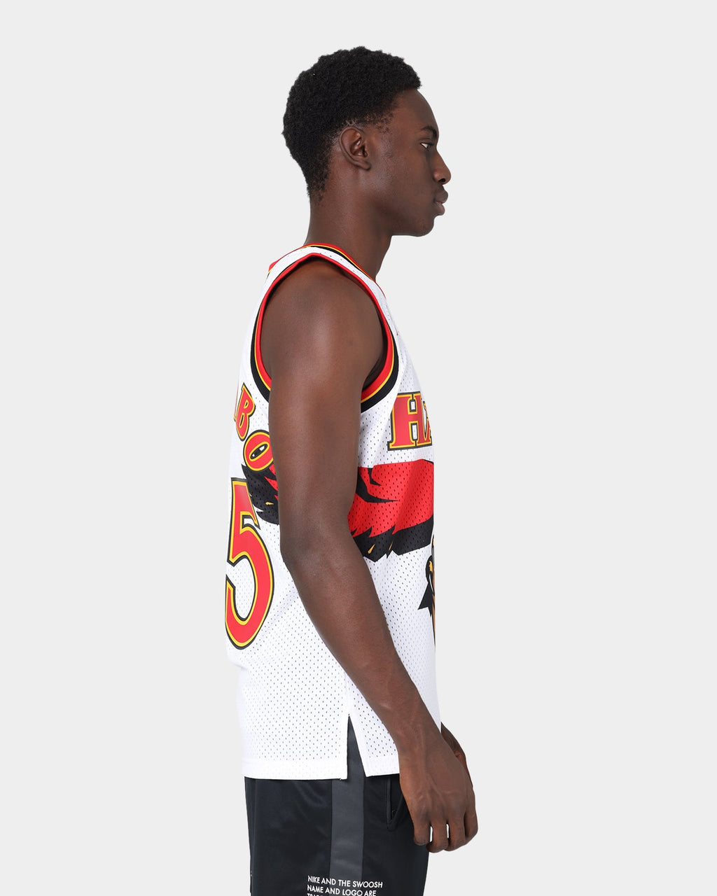 Mitchell & Ness Atlanta Hawks Dikembe Mutombo '96-'97 NBA Swingman Jersey White