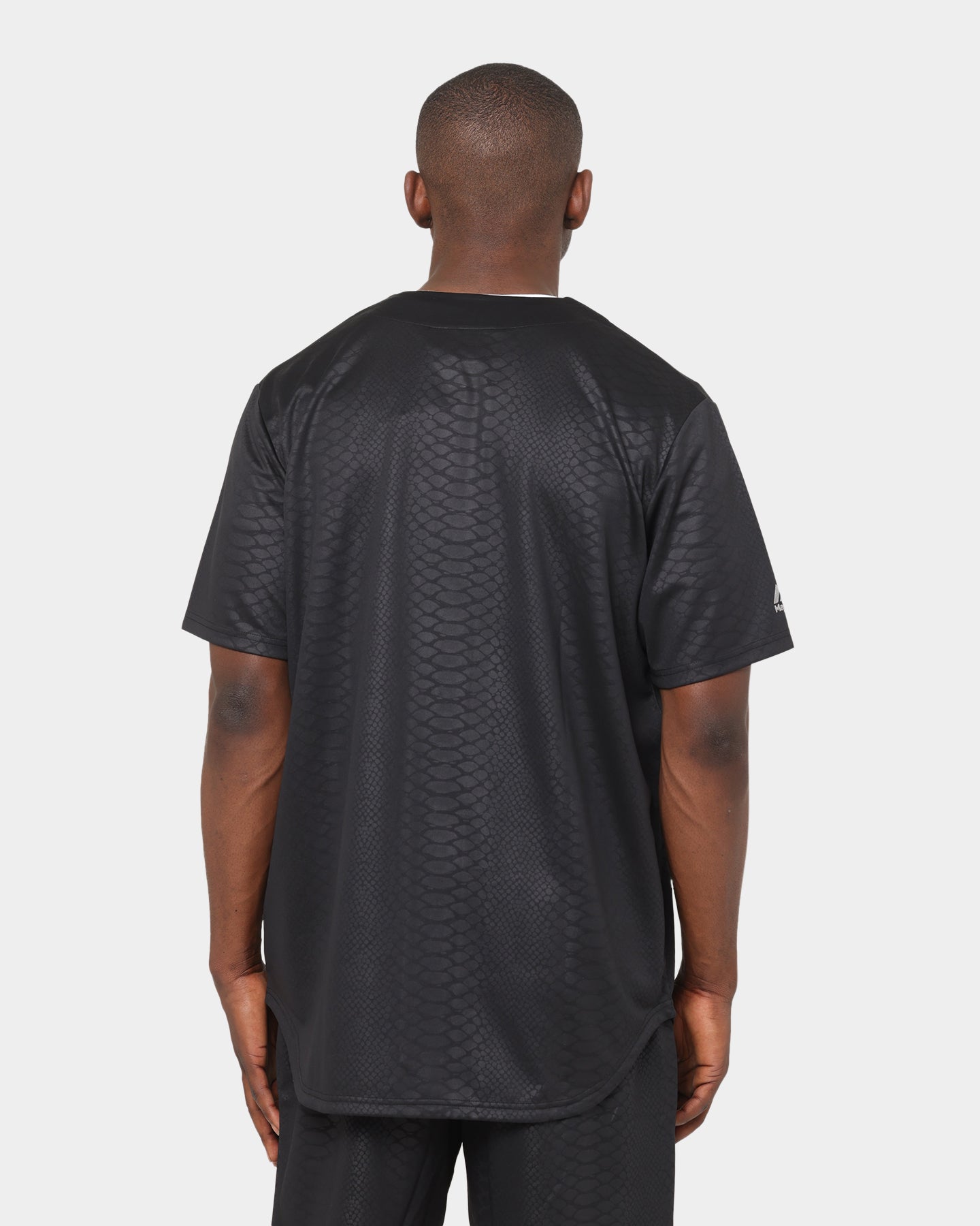 Majestic Athletic New York Yankees Animal Wordmark Jersey Black Snake Print
