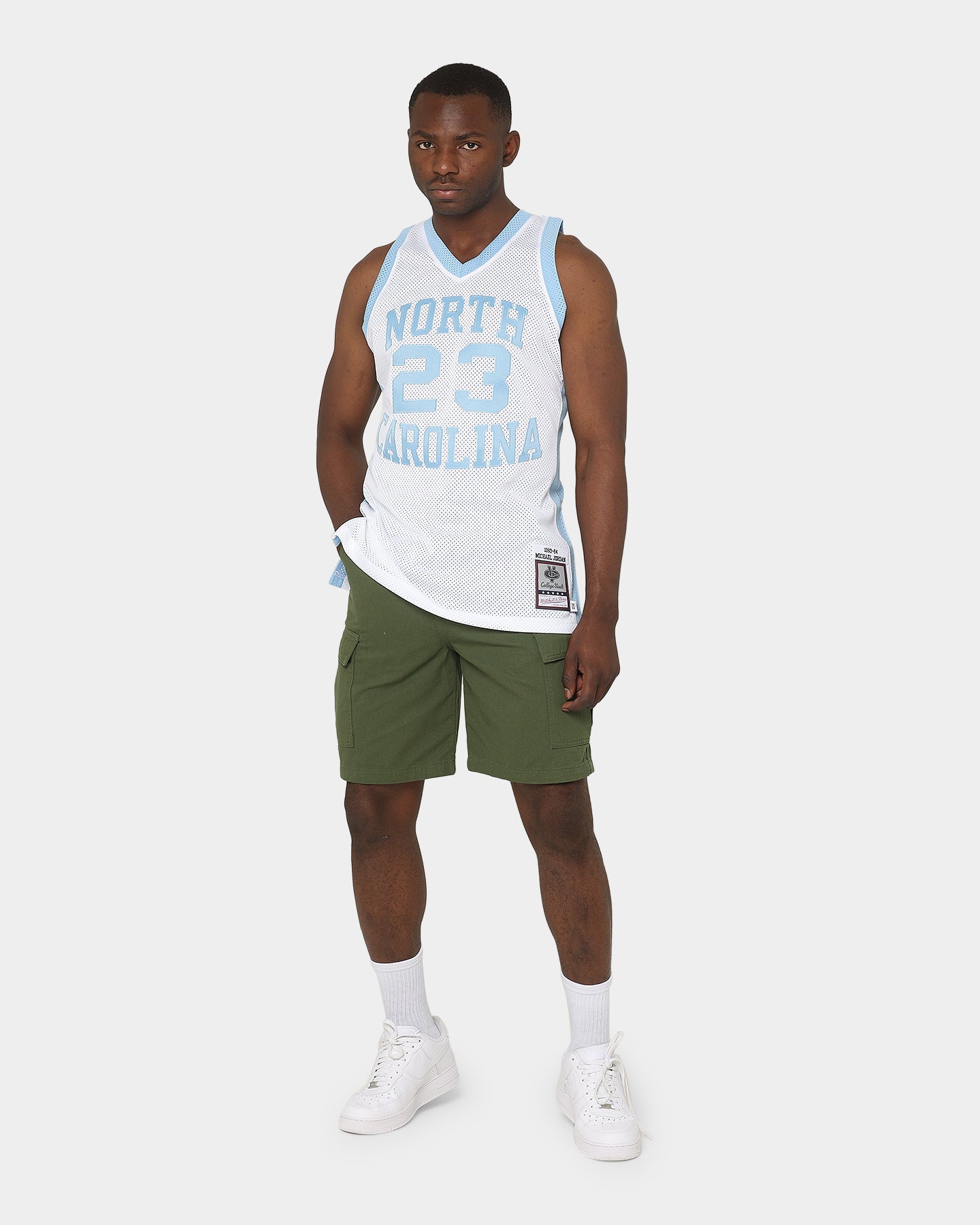 Mitchell & Ness UNC Michael Jordan #23 '83-'84 Authentic Jersey White