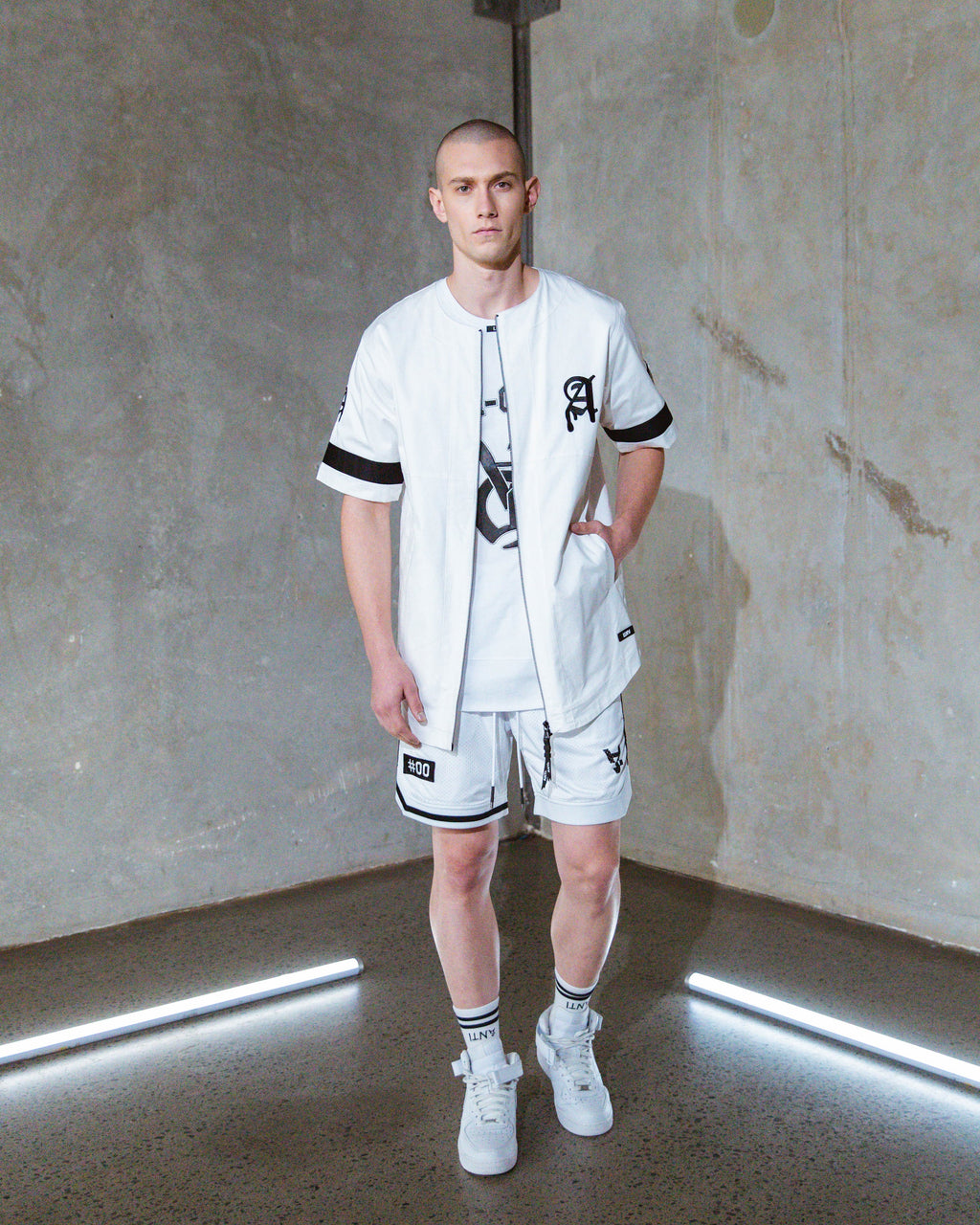 The Anti Order The Affiliated Baseball Jersey White/Black
