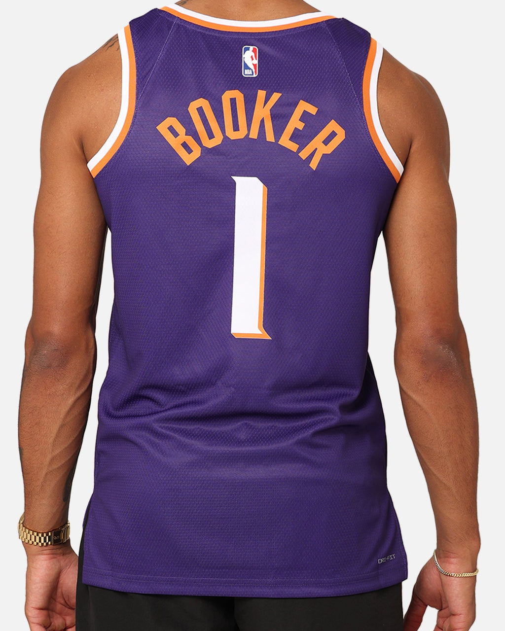 Nike Phoenix Suns Devin Booker 2023/24 Icon Edition Dri-FIT NBA Swingman Jersey New Orchid