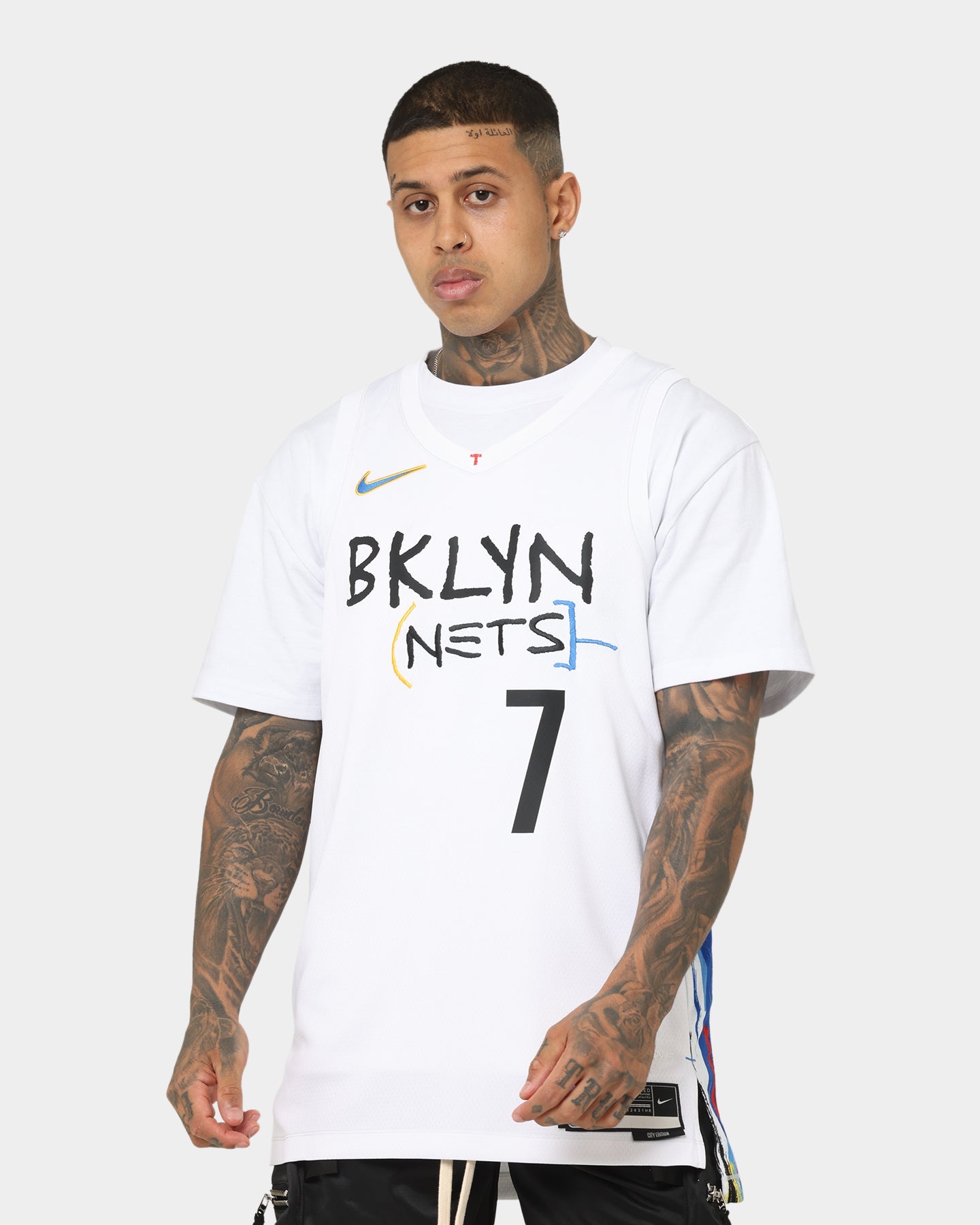 Nike Kevin Durant Brooklyn Nets #7 City Edition Nike Dri-FIT NBA Swingman Jersey White
