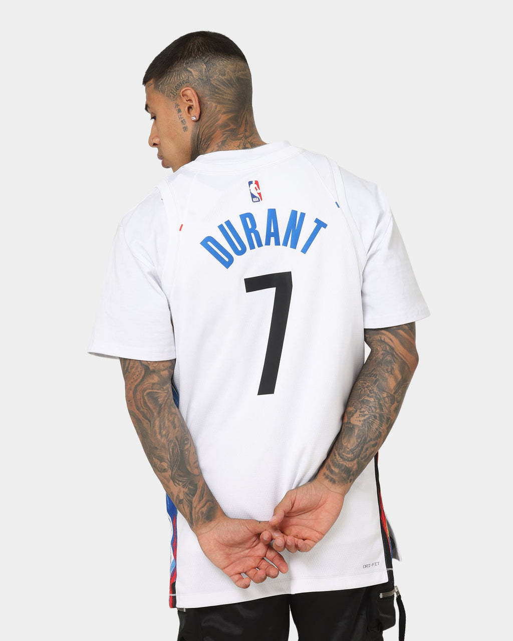 Nike Kevin Durant Brooklyn Nets #7 City Edition Nike Dri-FIT NBA Swingman Jersey White