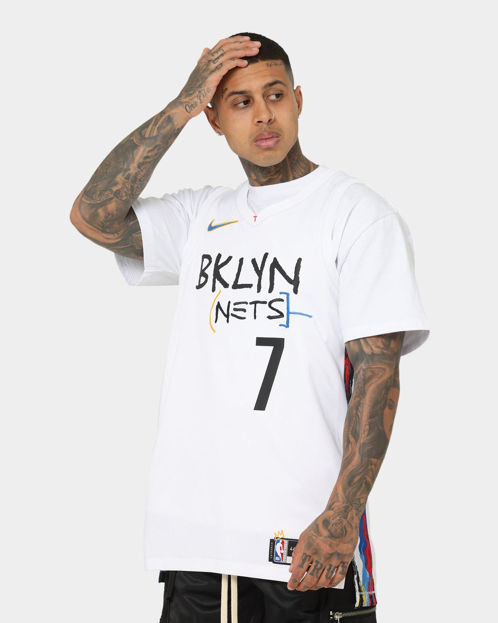 Nike Kevin Durant Brooklyn Nets #7 City Edition Nike Dri-FIT NBA Swingman Jersey White