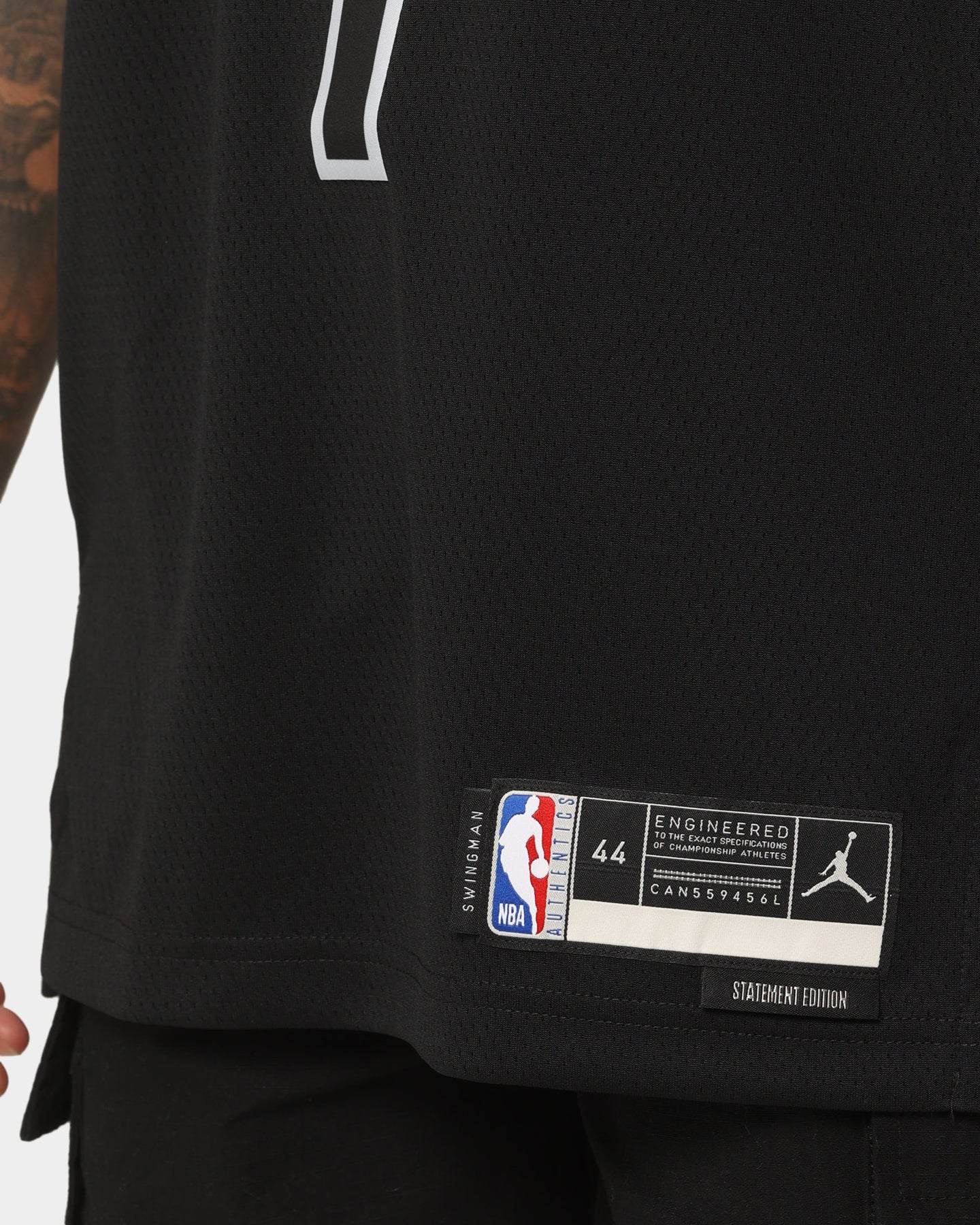 Jordan Kevin Durant Brooklyn Nets #7 Statement Edition Jordan Dri-FIT NBA Swingman Jersey Black