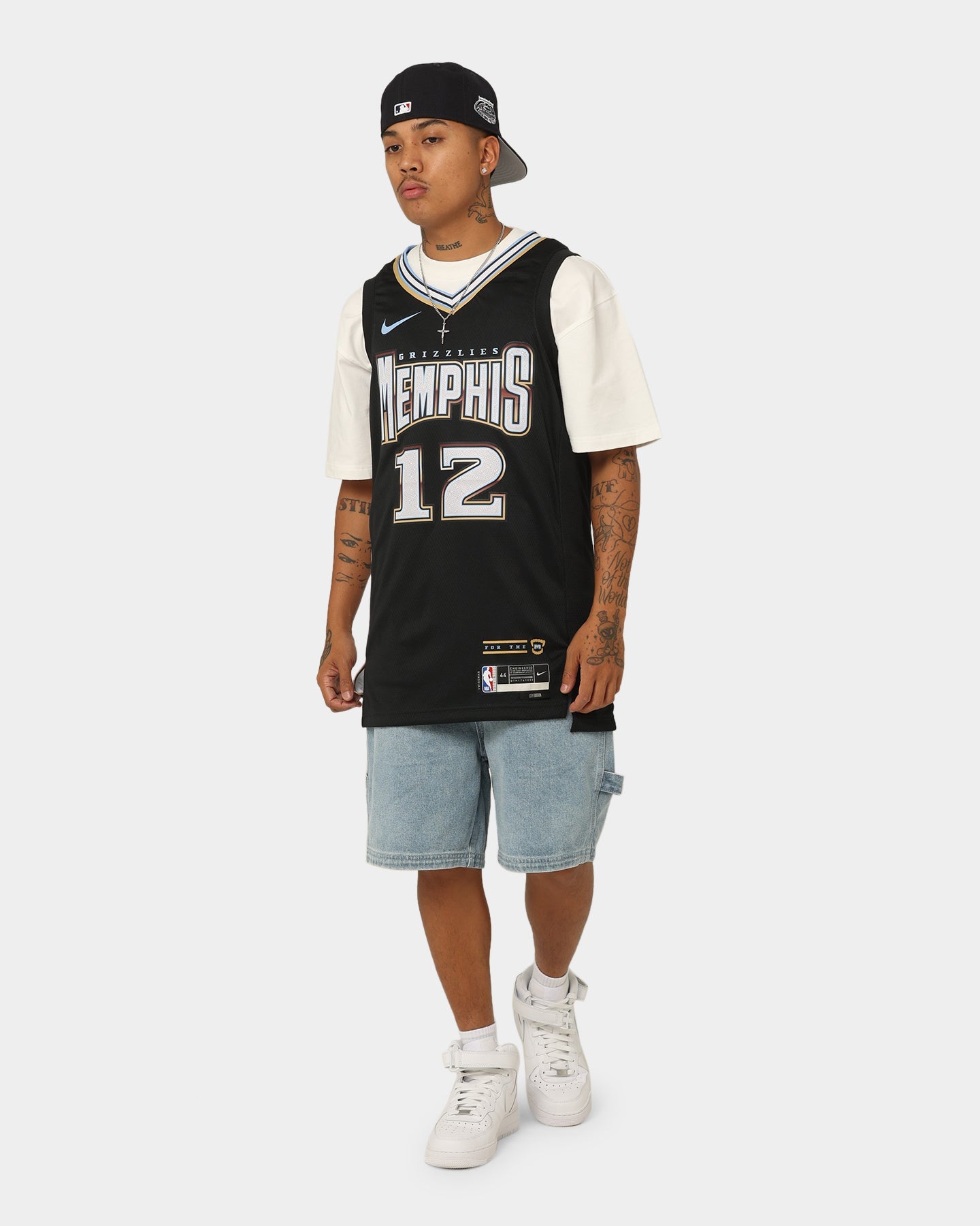Nike Ja Morant Memphis Grizzlies #12 City Edition Nike Dri-FIT NBA Swingman Jersey Black