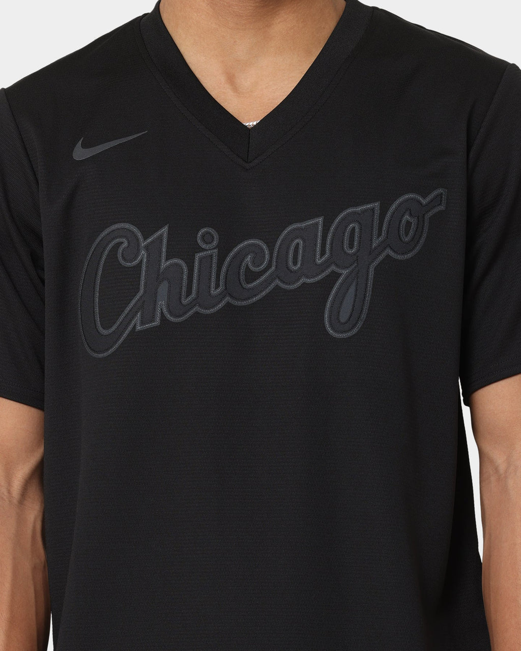 Nike Boston White Sox Triple Black Team Jersey Black