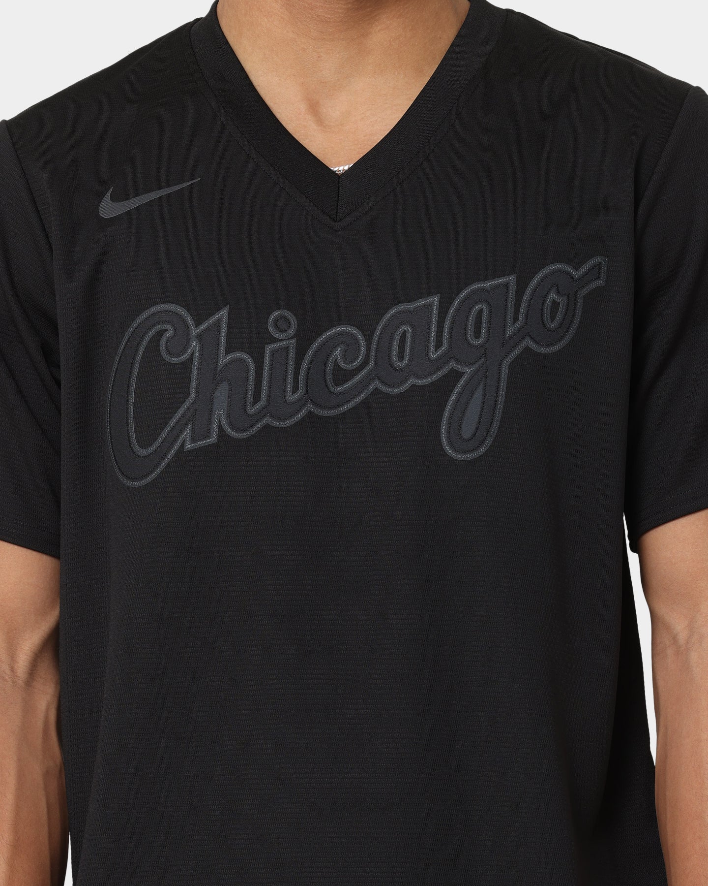 Nike Boston White Sox Triple Black Team Jersey Black