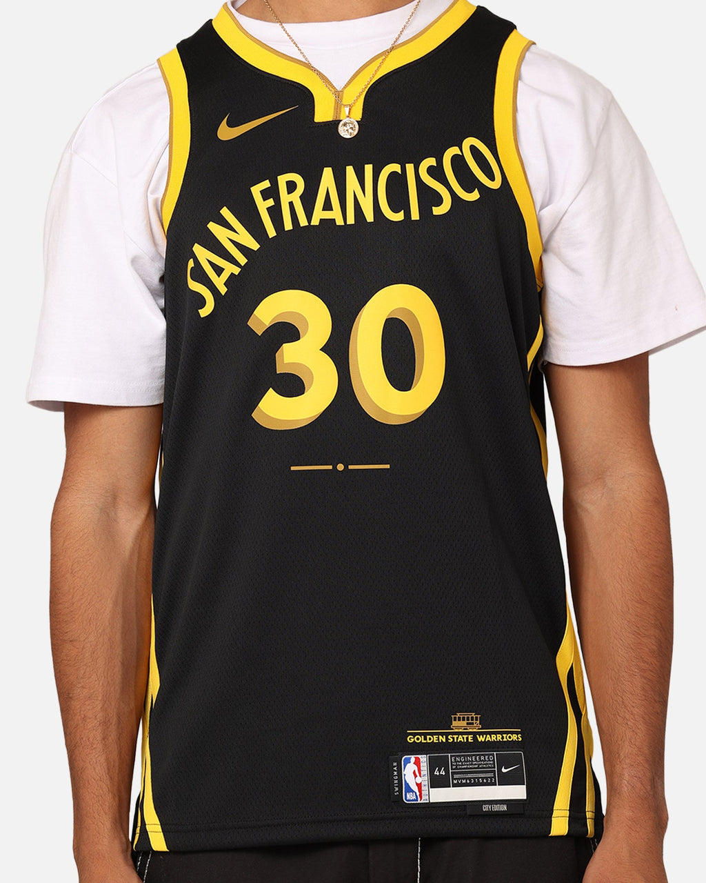 Nike Golden State Warriors Steph Curry Dri-FIT Swingman Jersey Black