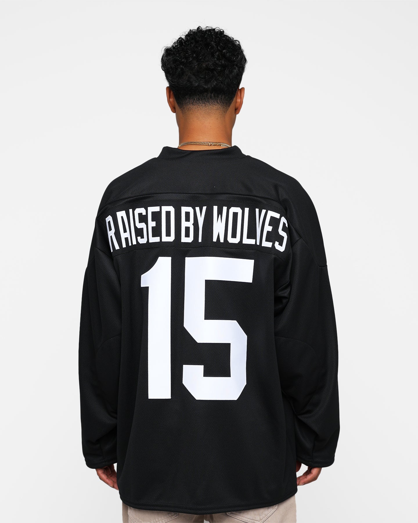 Raised By Wolves Home Hockey Jersey Black