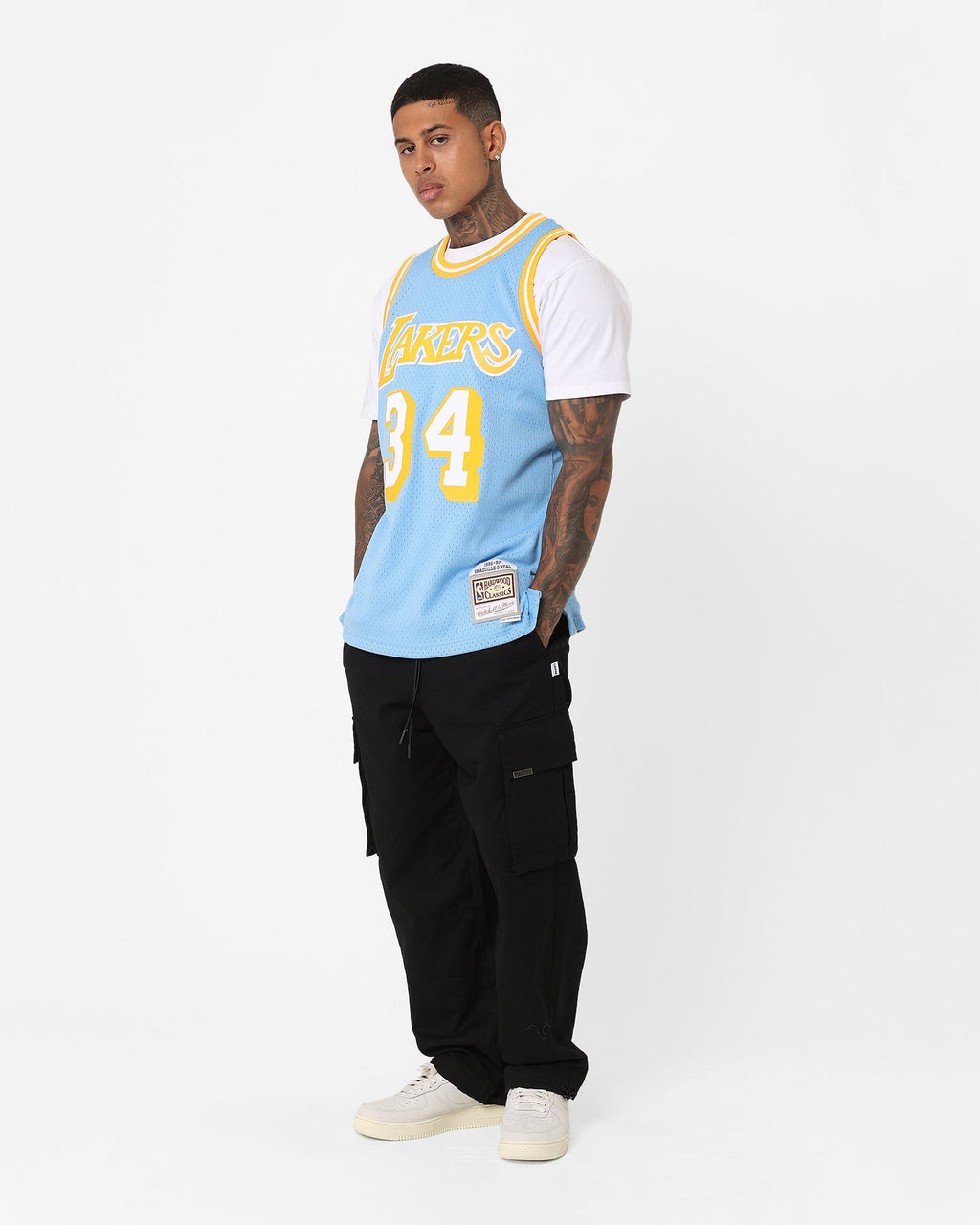 Mitchell & Ness Los Angeles Lakers Shaquille O'Neal Swing Jersey Sky Blue
