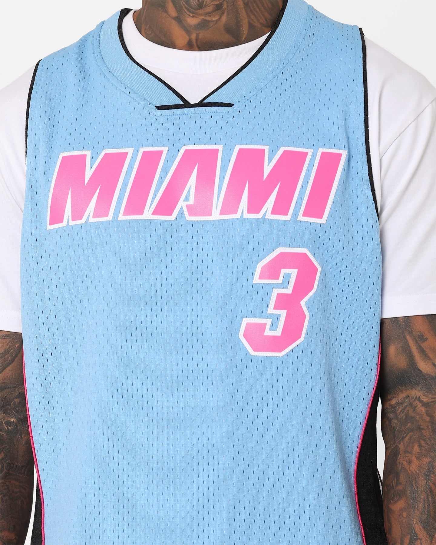Mitchell & Ness Miami Heat Dwyane Wade Swing Jersey Sky Blue