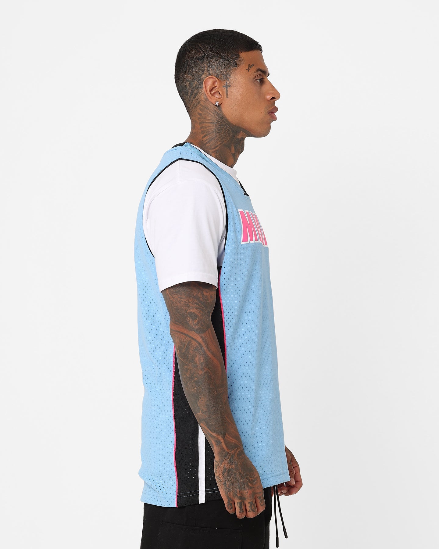 Mitchell & Ness Miami Heat Dwyane Wade Swing Jersey Sky Blue