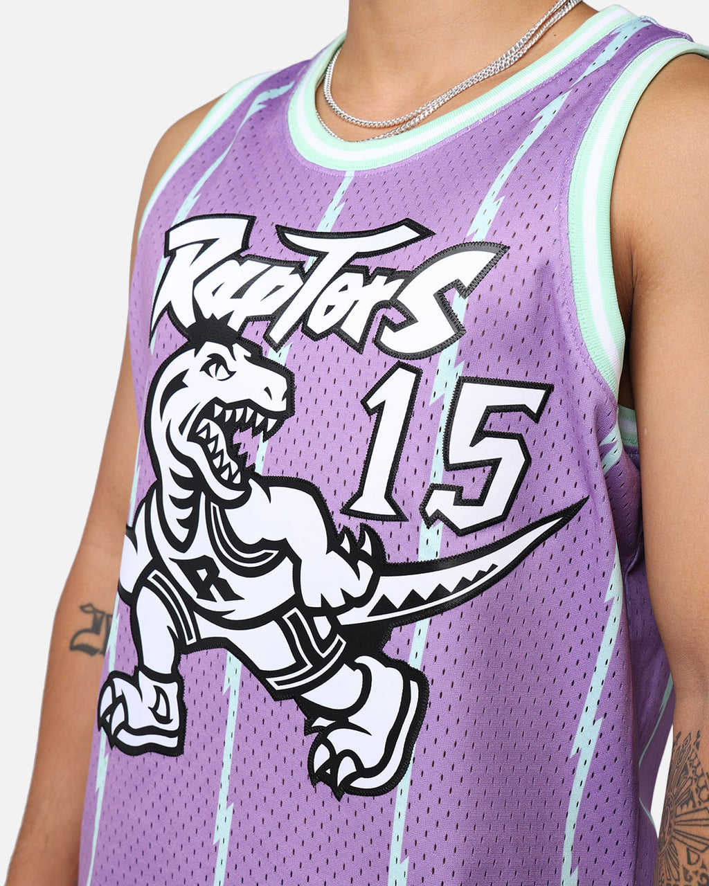 Mitchell & Ness Toronto Raptors Vince Carter 1998-99 Pastel Swingman Jersey Pastel Purple