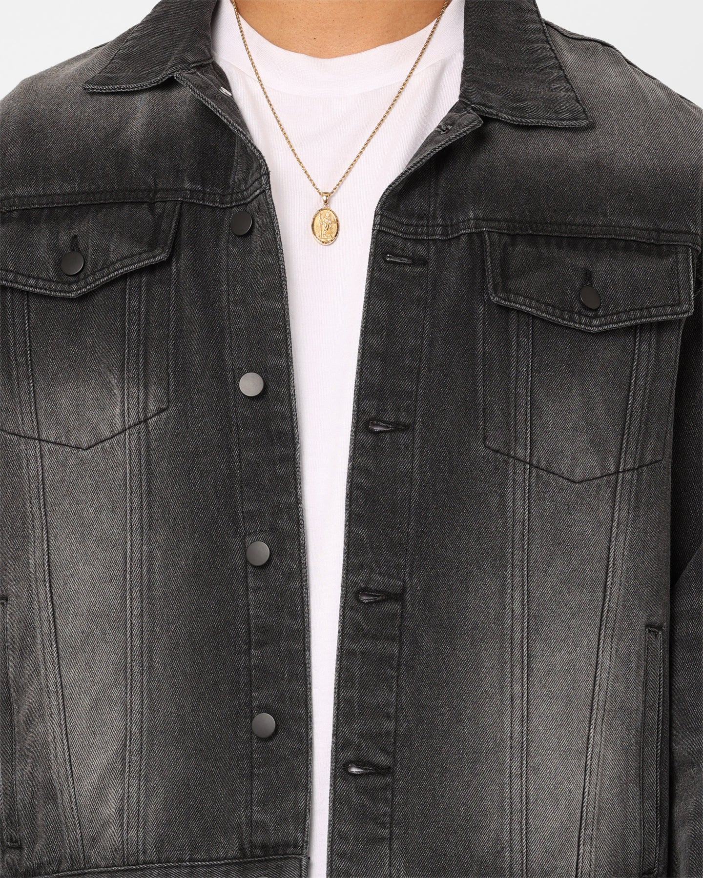 XXIII Cooper Denim Jacket Black Acidwash