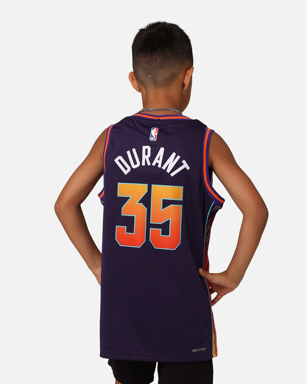 Nike Kids' Phoenix Suns Kevin Durant City Edition 2023/24 Swingman Jersey ink