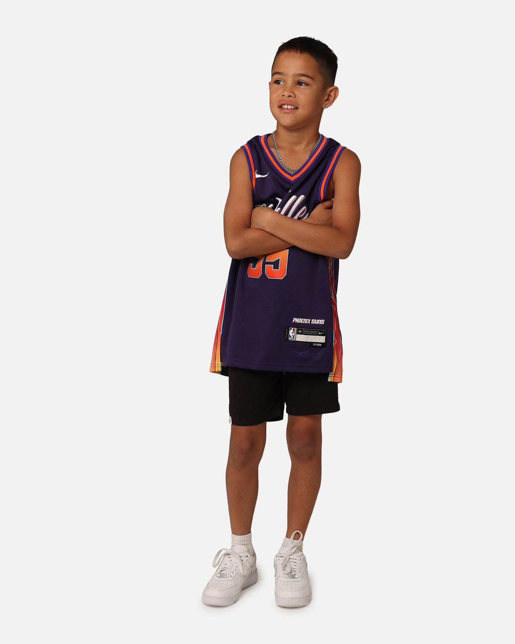 Nike Kids' Phoenix Suns Kevin Durant City Edition 2023/24 Swingman Jersey ink