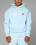 Loiter Hybrid Hoodie Light Blue