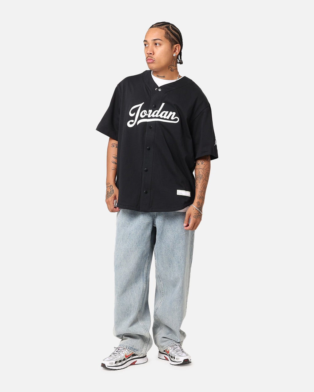 Jordan Flight MVP Statement Baseball Top Black/White