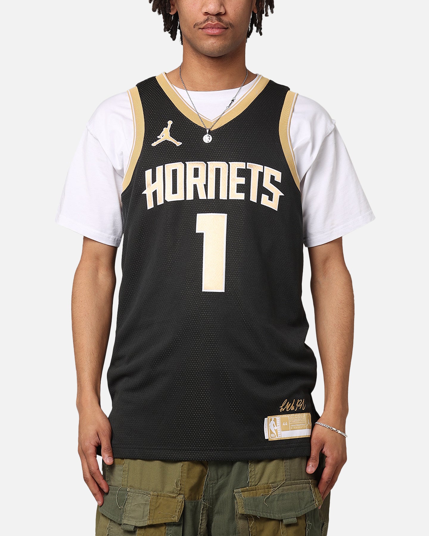 Nike LaMelo Ball Charlotte Hornets Dri-FIT 2024 Select Series Jersey Black/Gold