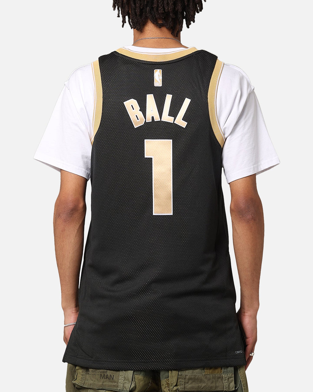 Nike LaMelo Ball Charlotte Hornets Dri-FIT 2024 Select Series Jersey Black/Gold