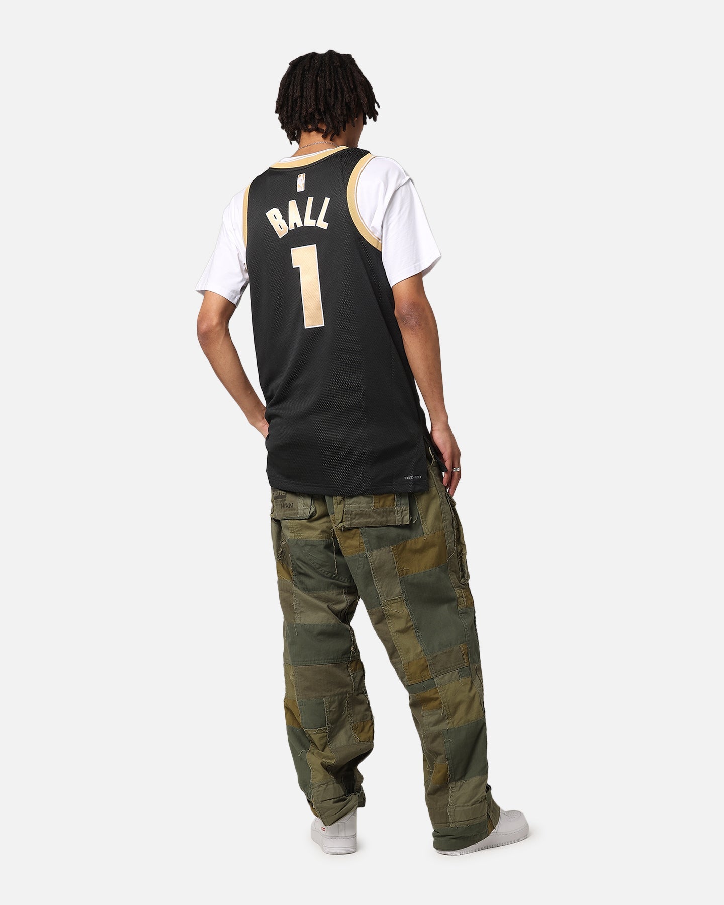 Nike LaMelo Ball Charlotte Hornets Dri-FIT 2024 Select Series Jersey Black/Gold