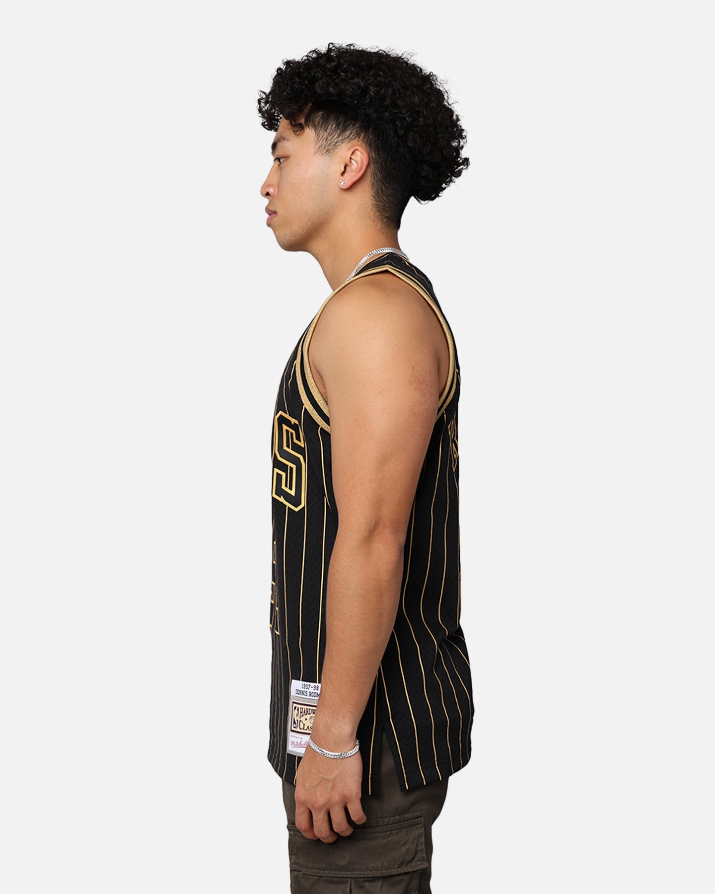 Mitchell & Ness Chicago Bulls Dennis Rodman '97-98 Swingman Jersey Black/Gold