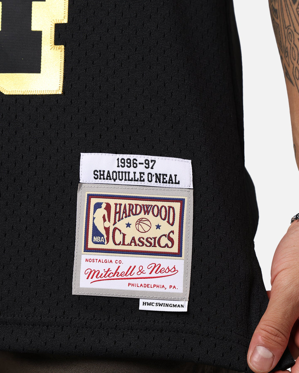 Mitchell & Ness Los Angeles Lakers Shaquille O'Neal '96-97 Swingman Jersey Black/Gold