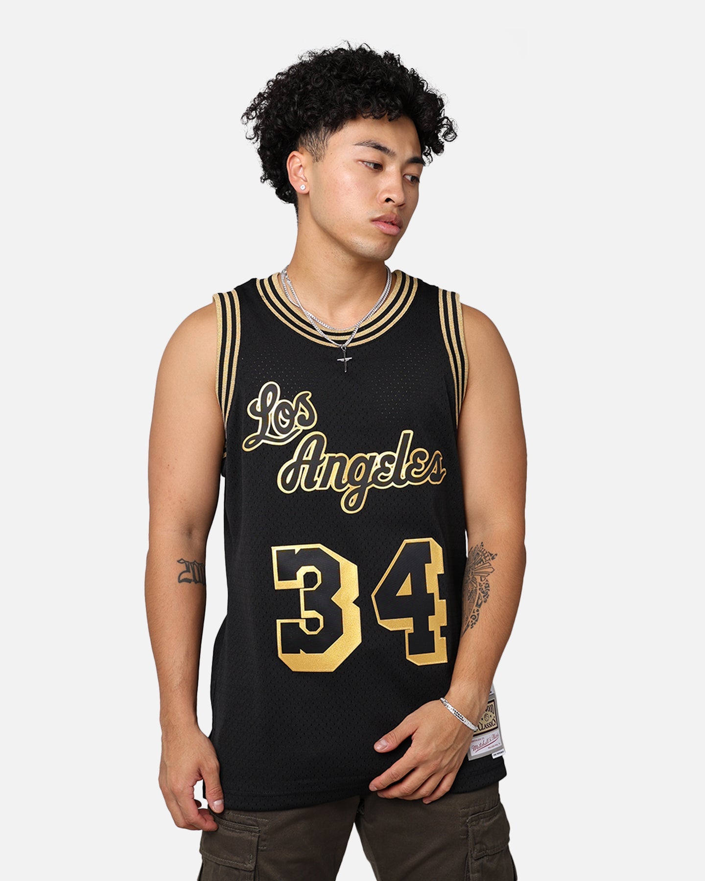 Mitchell & Ness Los Angeles Lakers Shaquille O'Neal '96-97 Swingman Jersey Black/Gold