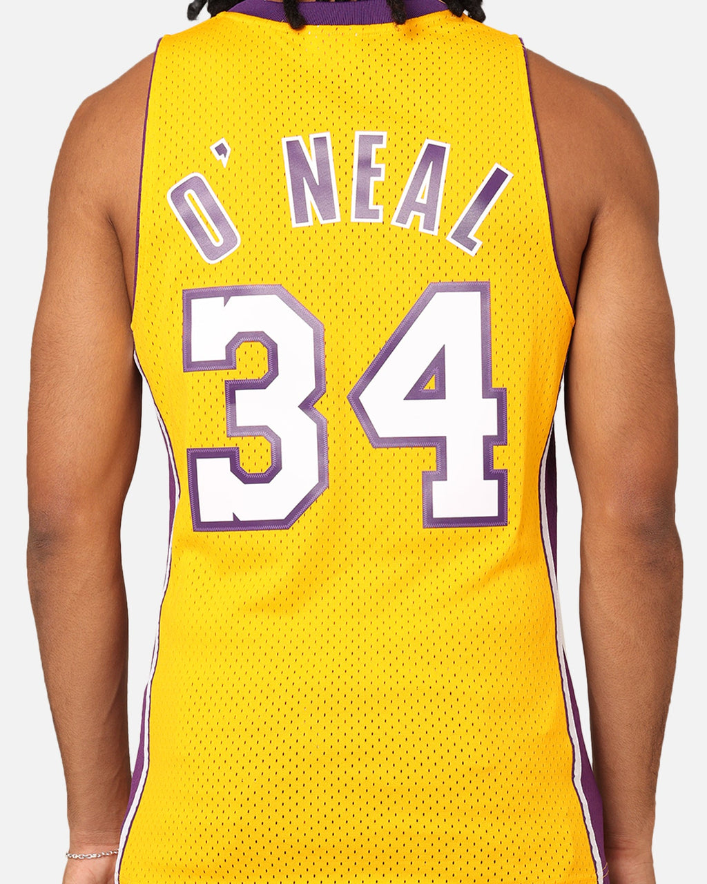 Mitchell & Ness Los Angeles Lakers Shaquille O'Neal '99-00 Home Swing Jersey Yellow