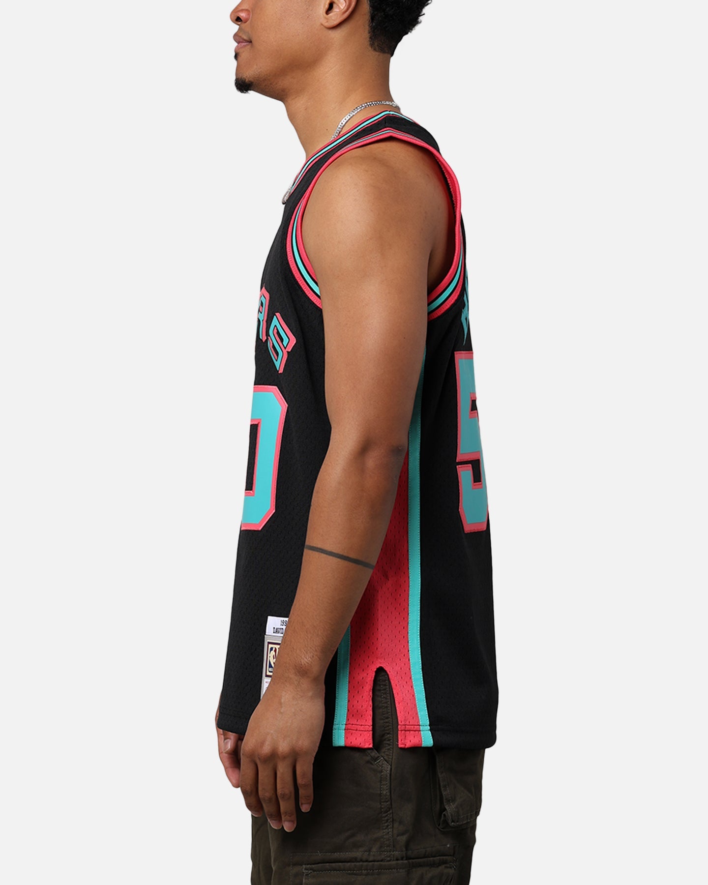 Mitchell & Ness San Antonio Spurs David Robinson 'Spurs 2014 Champs' City Edition '98-99 Swingman Jersey Black