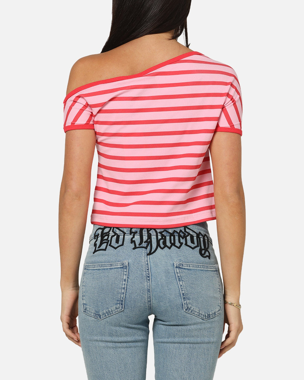 Ed Hardy Women's Aline Baby T-Shirt Red/Pink