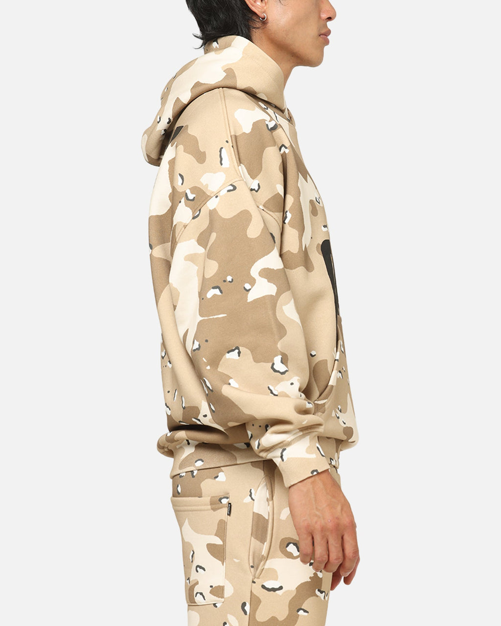 Carre Premium Essentials Hoodie Brown Camo
