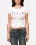 Ed Hardy Women's Butterfly Baby T-Shirt White