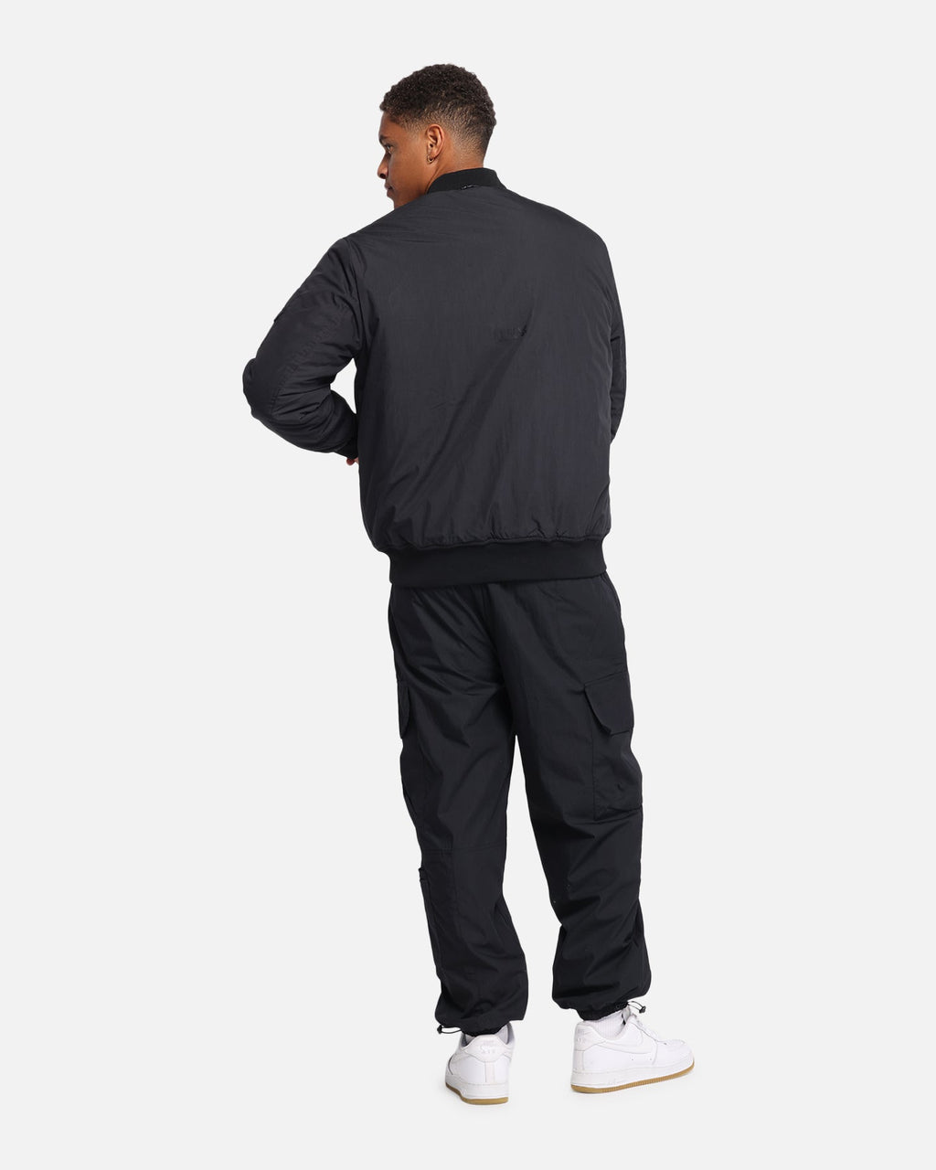 The Anti Order Anti Essential Oversized Bomber Jacket Black