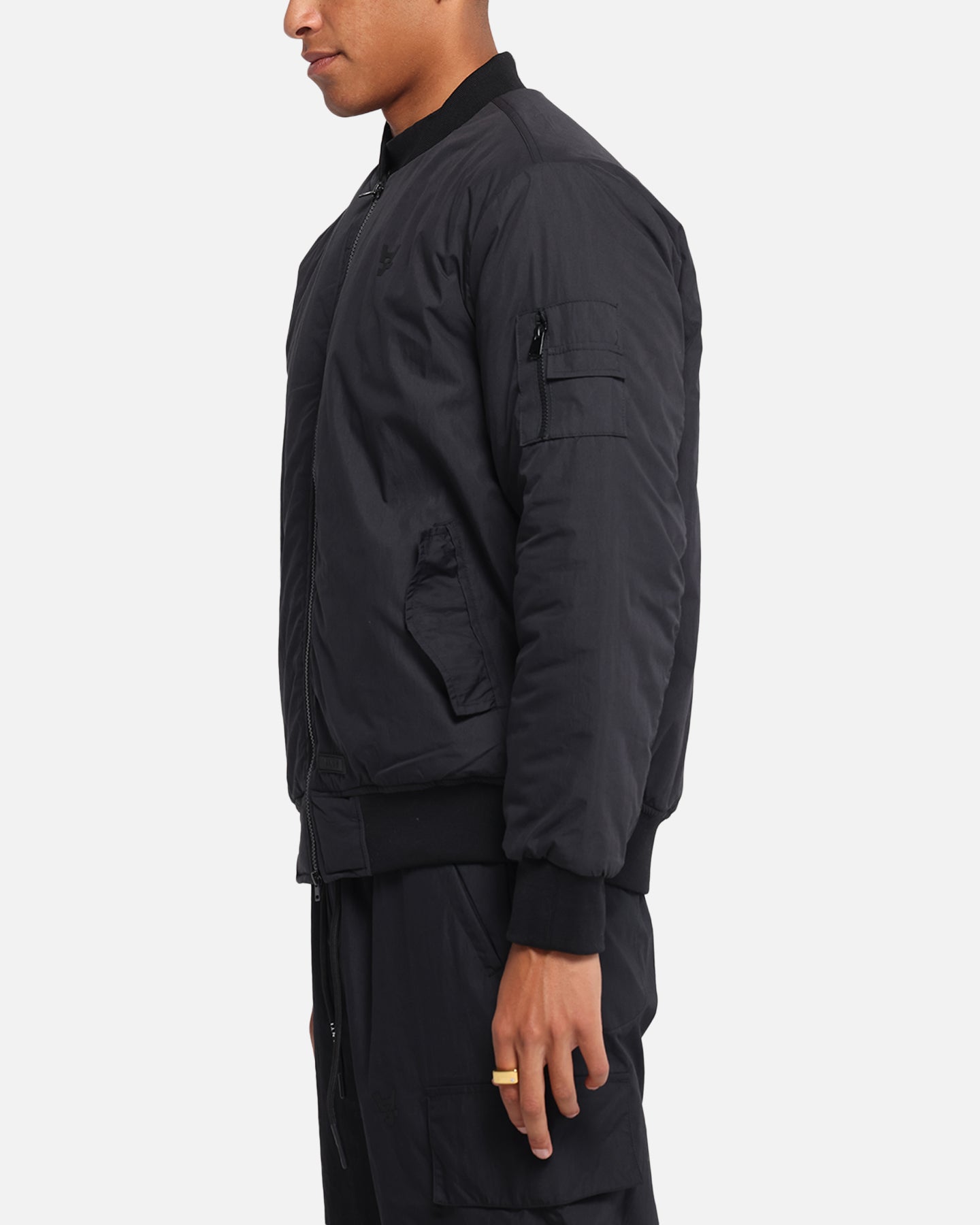 The Anti Order Anti Essential Oversized Bomber Jacket Black