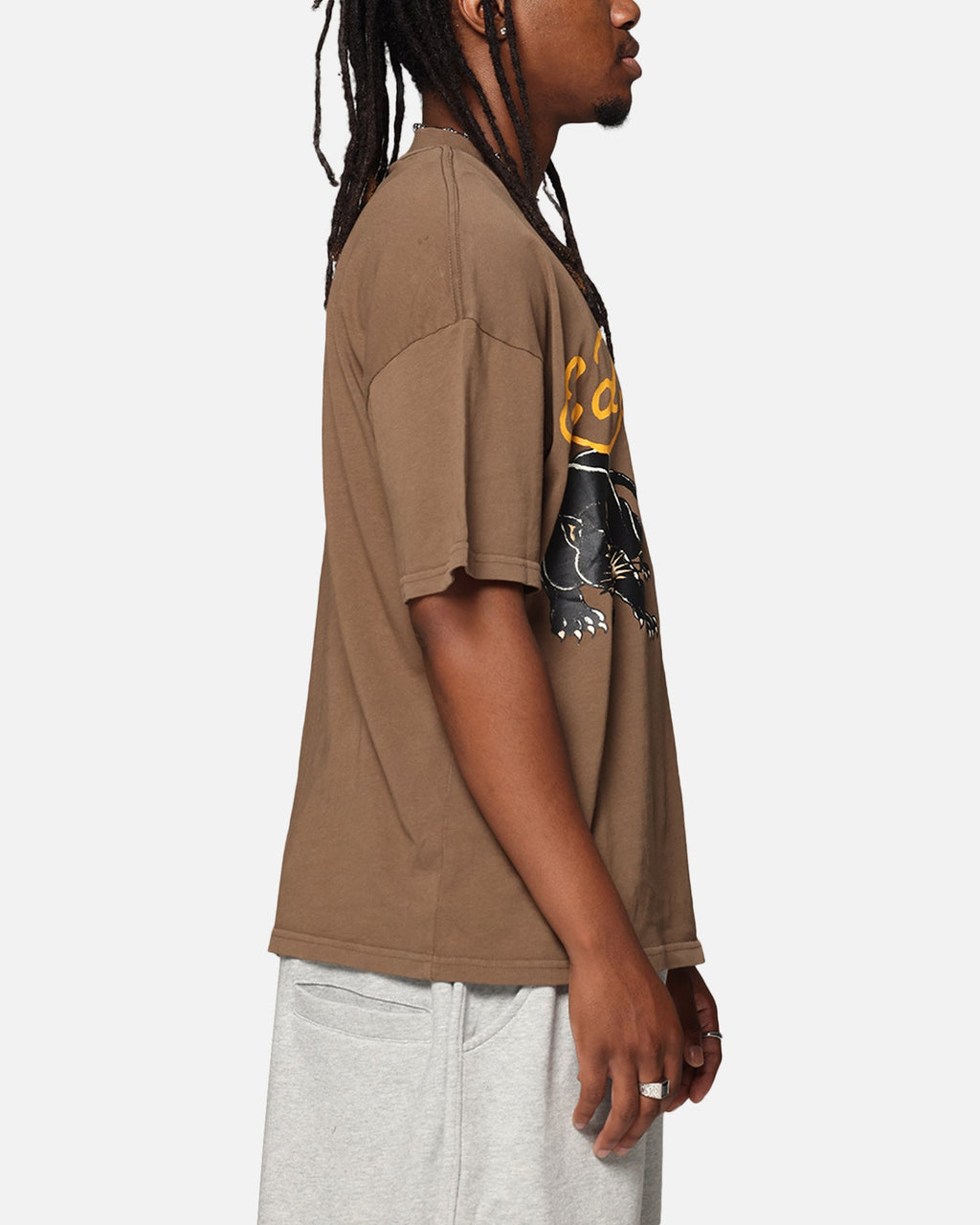 Ed Hardy Pypu Panther T-Shirt Brown