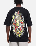 Ed Hardy Mermaid T-Shirt Black