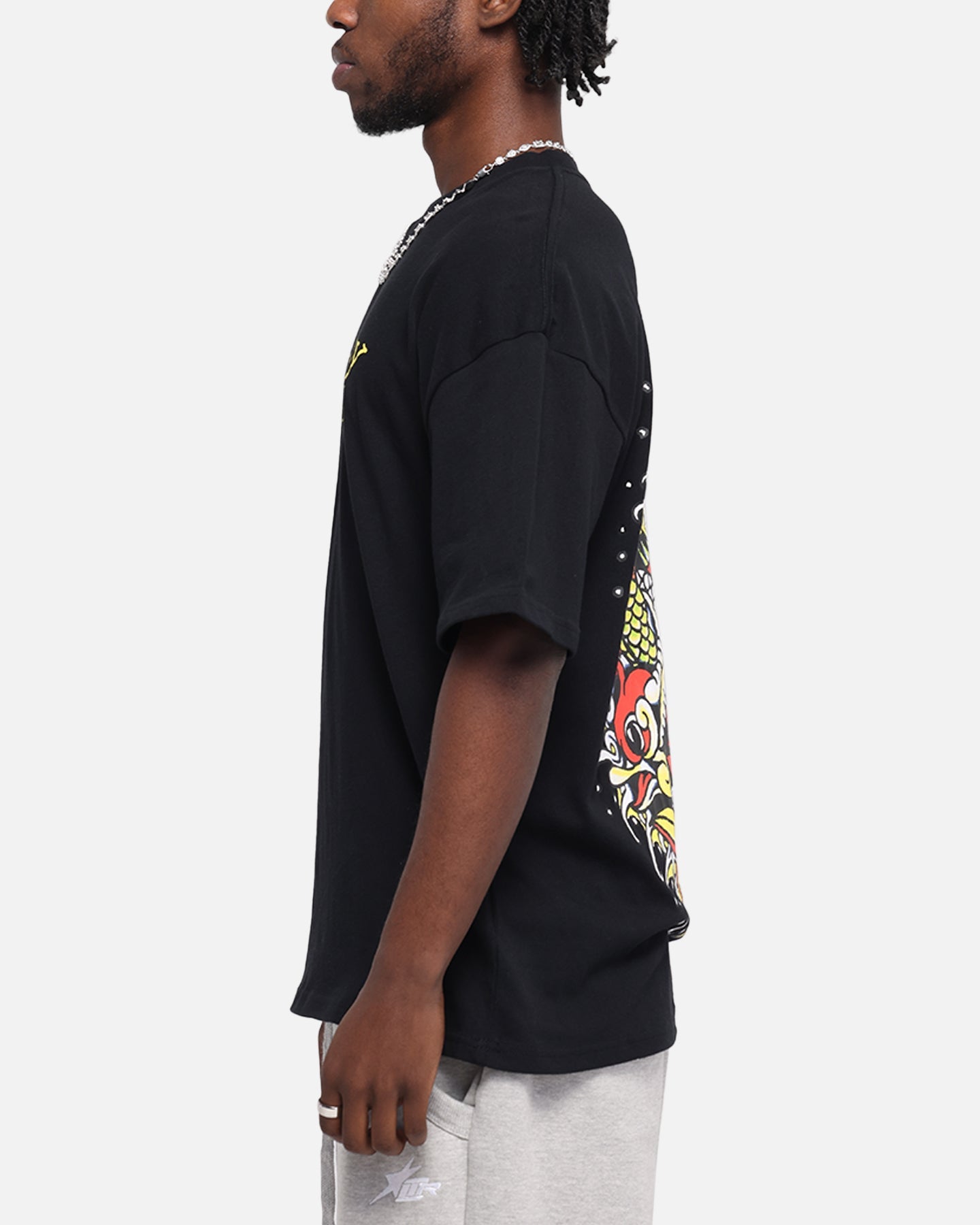Ed Hardy Mermaid T-Shirt Black