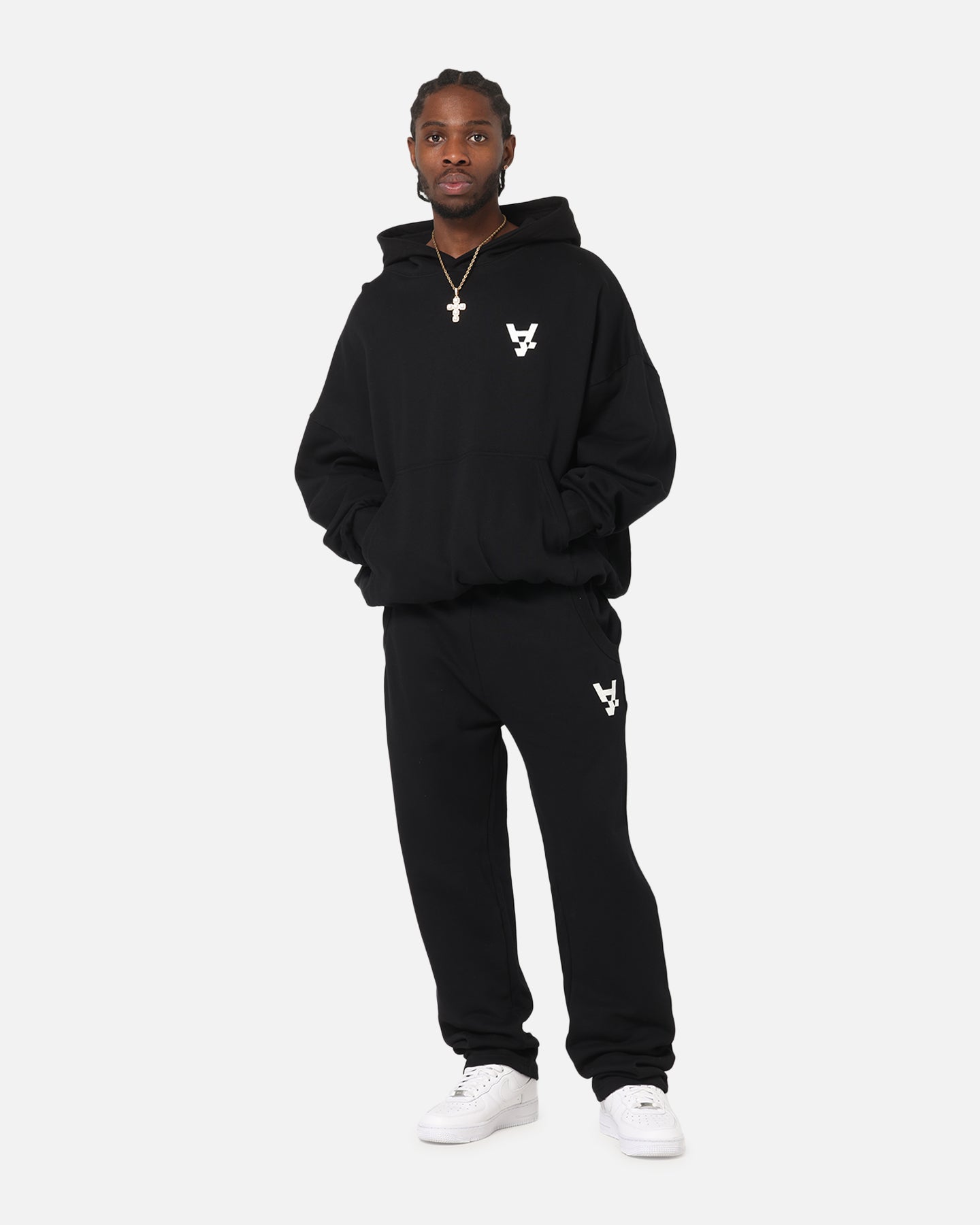 The Anti Order Alpha Logo Hoodie Black