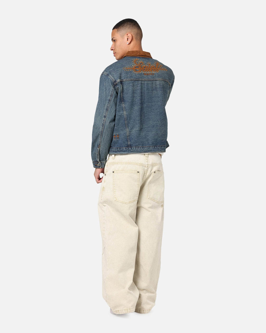 Saint Morta Rodeo Drive Denim Jacket Dirty Blue
