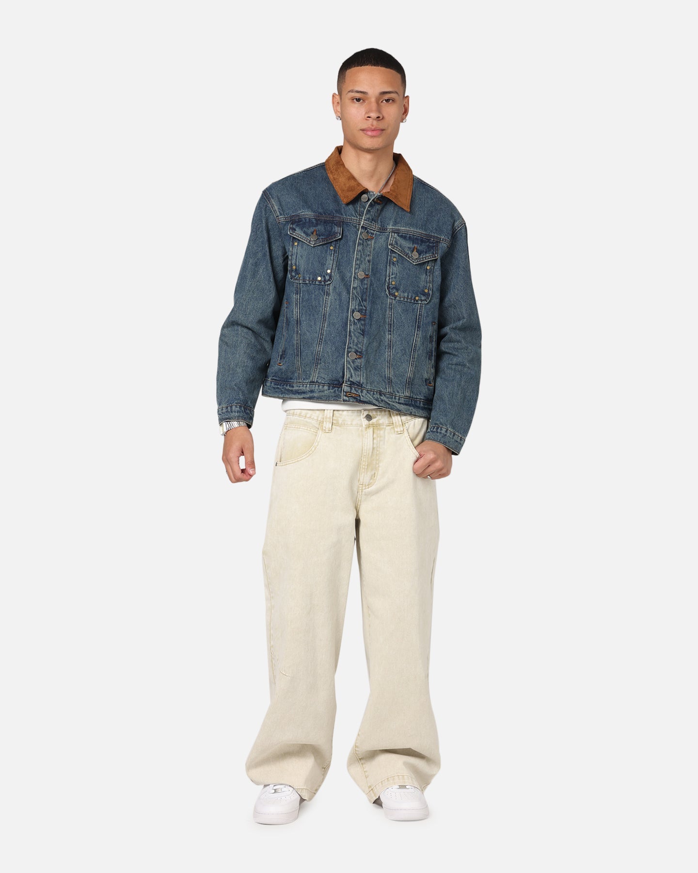Saint Morta Rodeo Drive Denim Jacket Dirty Blue