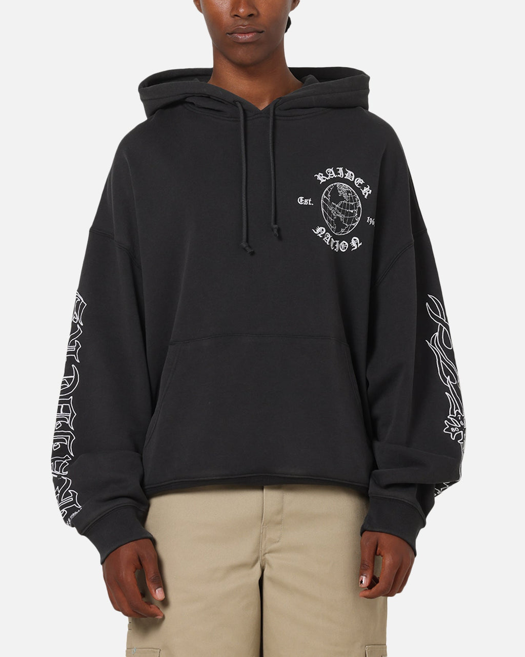 Mitchell & Ness Las Vegas Raiders Nation Hoodie Black