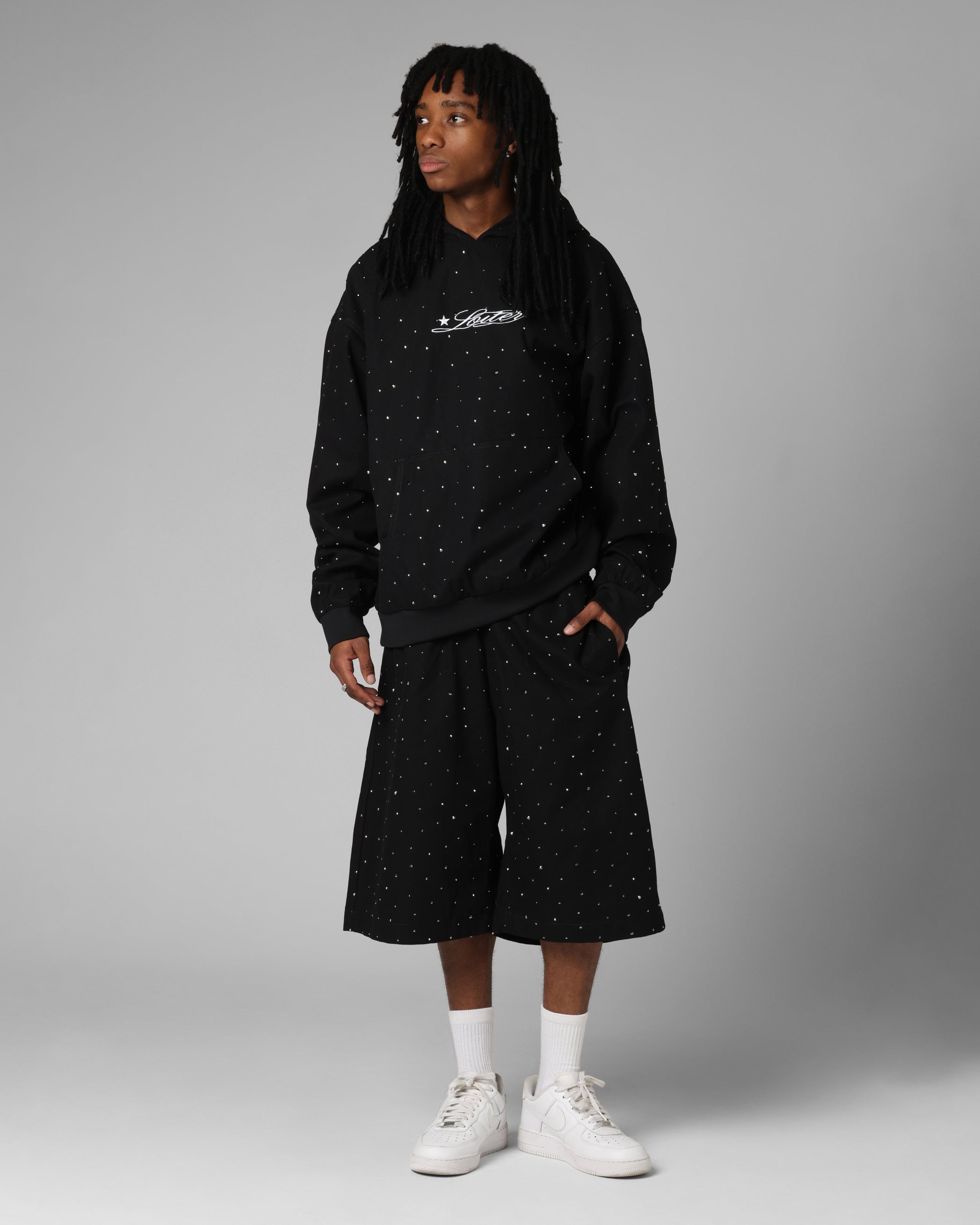 Loiter Hail Storm Premium Hoodie Black